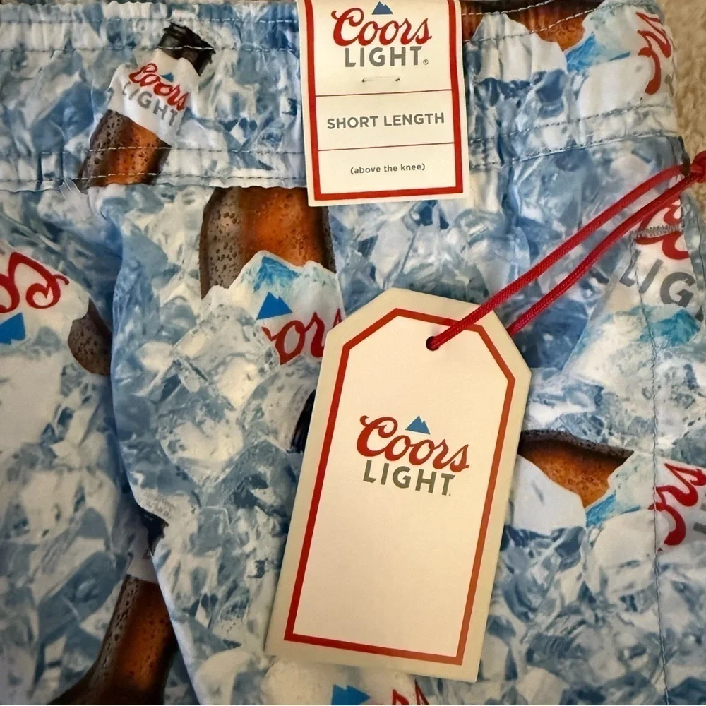 NWT Coors Light men’s size 2XB hybrid shorts.